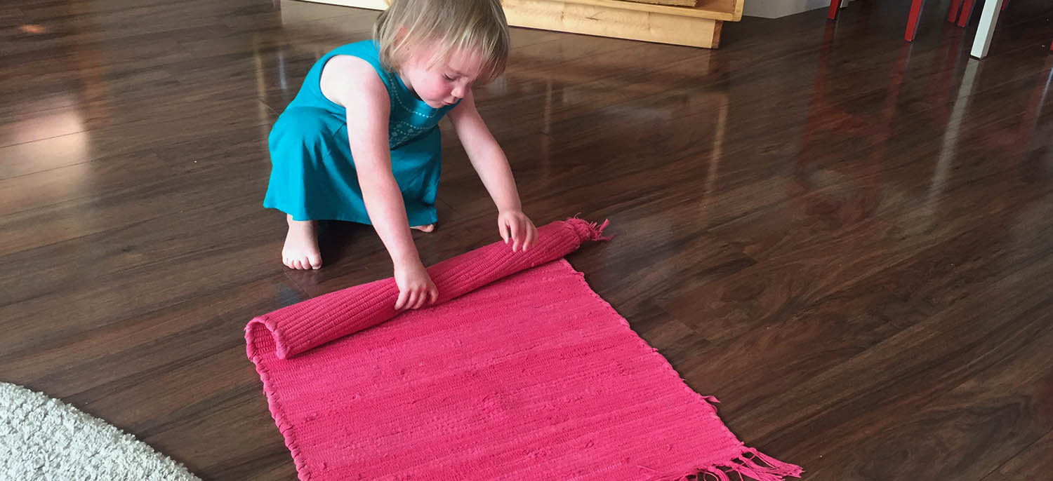 Rolling and Unrolling a Rug