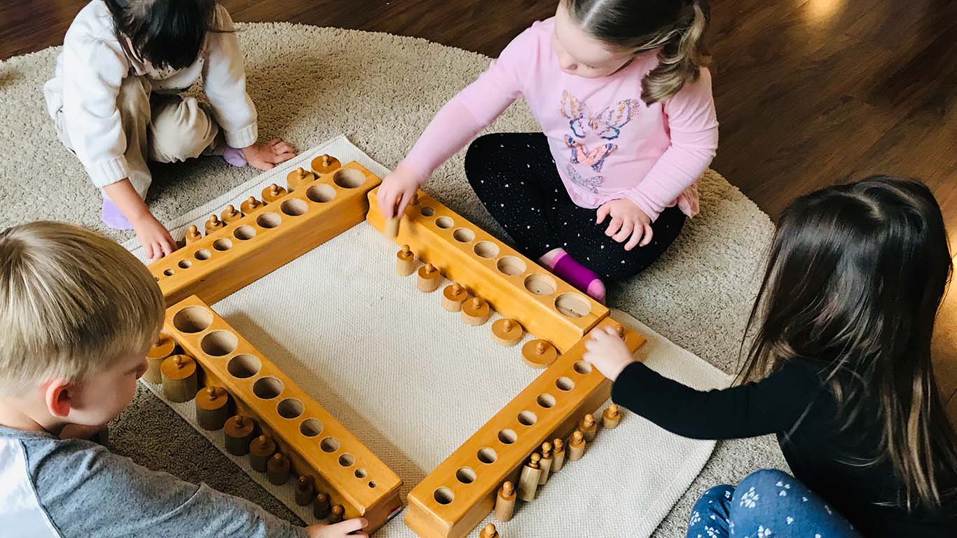 Knobbed Cylinders - The School Of Montessori